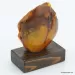 Vintage Baltic amber fossil stone w stand