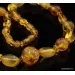 Vintage combination Round beads Baltic amber necklace