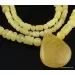 Butter combination beads Baltic amber necklace