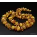 Large Baroque beads Baltic amber necklace