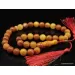 Vintage Egg Yolk Islamic 33 Baltic amber Prayer ROUND beads