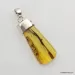 Baltic amber silver pendant w insect inclusion 5g