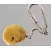 Sea Baltic amber stone - keychain keyring