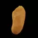 Natural rare Baltic amber resin drop with cracks