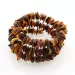 Multi Baltic amber Memory wire bracelet