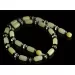 Butter cylinder beads Baltic amber necklace 41cm