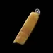 Free-form Natural Baltic Amber Silver Pendant