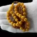 ANTIQUE Islamic EGG YOLK 33 Baltic amber Prayer ROUND beads