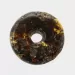 Donut shape Baltic amber pendant medallion