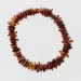 Cognac Chips Baltic Amber Stretch Bracelet 18cm