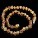 Raw Honey Baroque Teething Baltic amber Necklace 28cm