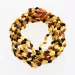 10 Raw Multi BEANS Baby teething Baltic amber necklaces 33cm