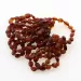 10 Multi BEANS Baltic amber teething Baby bracelets 14cm