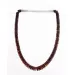 Faceted Cherry BUTTONS Baltic amber necklace 46cm