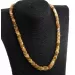 Egg Yolk Overlapping pieces Baltic amber necklace 46cm