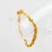 Multi-strand Baltic amber woven teething necklace 32cm