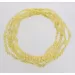 5 Raw Lemon BAROQUE Baltic amber adult necklaces 45cm