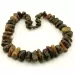 Huge dark HEALING Baltic amber beads necklace 24in