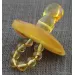 Baltic amber teething dummy - pacifier