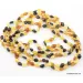 5 Multi BEANS Baltic amber adult wholesale necklaces