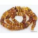 Natural honey BUTTONS Baltic amber necklace 25in