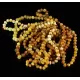 10 Butter Baltic Amber Anklets 25cm