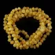 5 Butter Baltic Amber Anklets 25cm