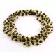 5 BAROQUE beads Baltic amber adult necklaces 52cm