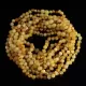 10 Unpolished Mix BAROQUE Baby teething Baltic amber necklaces 32cm