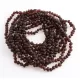 10 Raw Ruby BAROQUE Baby teething Baltic amber necklaces 32cm