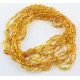 10 Honey BEANS Baltic amber adult wholesale necklaces 45cm