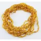 10 Honey BEANS Baltic amber adult wholesale necklaces 45cm