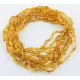 10 Honey BEANS Baltic amber adult wholesale necklaces 45cm