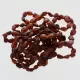 10 Raw Ruby BEANS Baltic amber teething bracelets 14cm