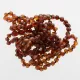 10 Raw Cognac BAROQUE Baltic amber teething bracelets 14cm