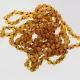 10 Raw Cognac BAROQUE Baltic amber teething bracelets 16cm