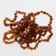 10 Raw Cognac BAROQUE Baltic amber teething bracelets 16cm