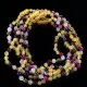 5 Raw Honey Gems Baltic Amber teething necklaces 33cm