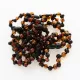 10 Multi BAROQUE Baltic amber teething bracelets 14cm