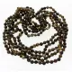 5 Raw Dark ROUND beads Baltic amber adult necklaces 55cm