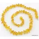 Wholesale Baby teething Baltic amber honey bead necklaces