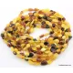 10 Multi larger BEANS Baltic amber adult wholesale necklaces