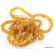 10 honey Raw NUGGETS Baltic amber elastic bracelets