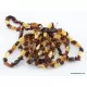 10 BEANS n NUGGETS Baltic amber adult strech bracelets